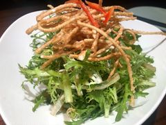 苦菊拌馓子-老板恋上鱼(荣盛广场店)