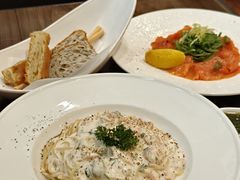 奶汁三文鱼意面-安妮意大利餐厅(世贸天阶店)