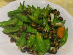 眼睛螺炒四角豆-文昌鸡餐厅(原新银座店)