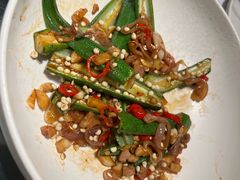 小炒秋葵-小大董·烤鸭(凤凰汇店)