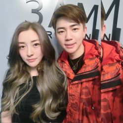 Yishen染发作品-3AM HAIR SALON烫发染发接发