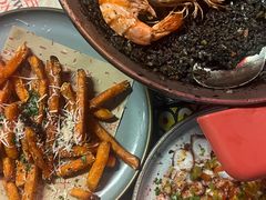 传统西班牙墨鱼汁海鲜饭-BROWNSTONE布朗石西班牙餐厅(富城店)