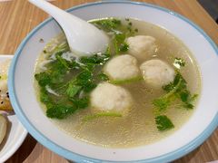 贡丸粉红汤-小杨生煎(黄河路店)