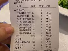 账单-醉辉皇上海之巅(上海中心大厦店)