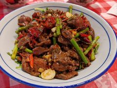 爆炒雪花牛腱肉-荆九爷爆炒桥头三嫩(夫子庙店)