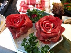 玫瑰雪花牛舌-捞王锅物料理(上海世茂广场店)