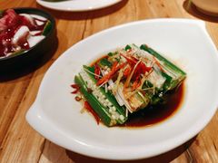 葱油秋葵-颐和•海鲜砂锅粥•啫啫煲(奥林匹克广场店)