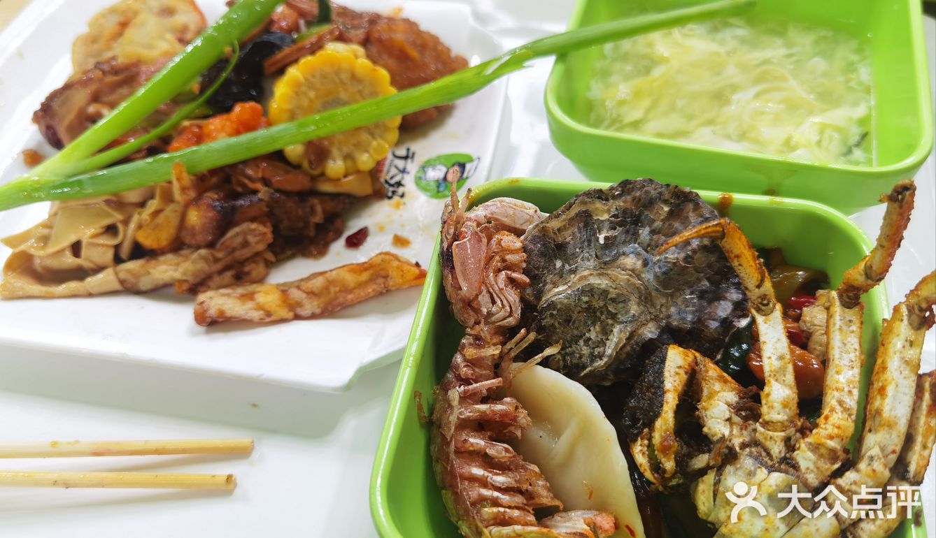 东北自助盒饭 今天一日三餐都在这了！