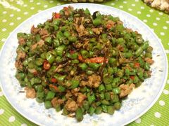 肉炒四季豆-村东第一家私房菜馆(古北水镇店)
