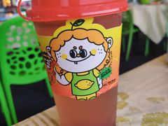 手打玫瑰柠檬茶-聚味瞿记·龙虾堂(渔人码头一店)