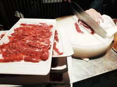 手切热气羊肉-京韵胡同·酱香羊蝎子火锅涮肉(长寿路店)