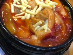 石锅芝士年糕-老炉家木炭烤肉(长江国际店)