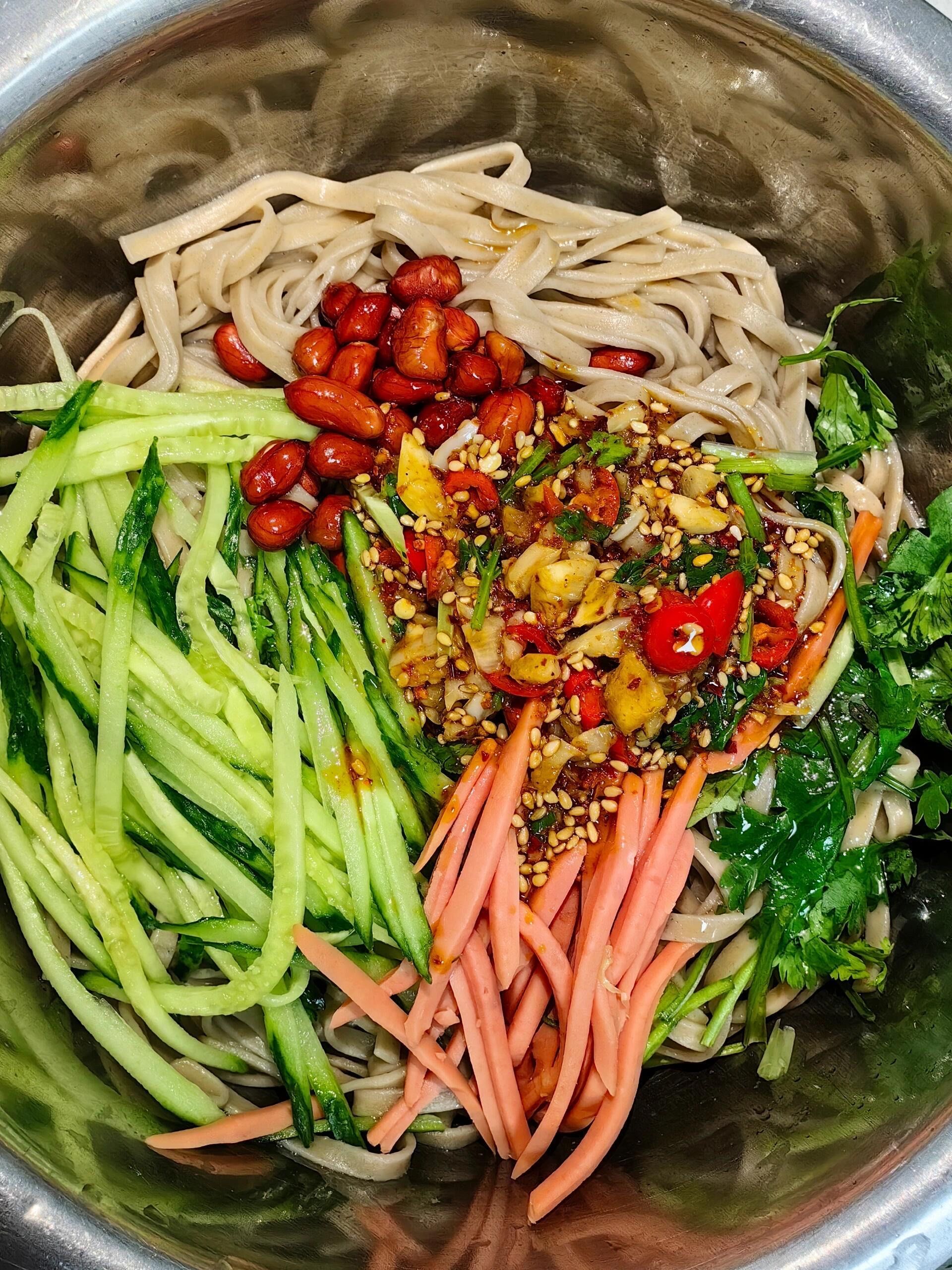 这个凉拌面真的太香了