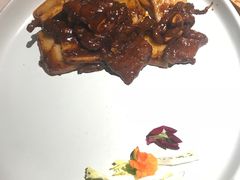 黑椒牛仔骨炒年糕-绿茶餐厅(乐峰广场店)