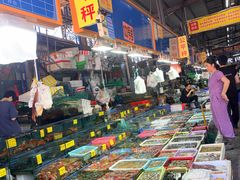 -霞涌市场海鲜摆卖区