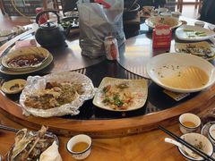 -古榕农庄·桑拿簸箕菜·招牌泥焗鸡(清远长隆店)