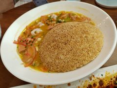 虾仁豆汤锅巴-有红鸡毛店·川菜(建设路店)