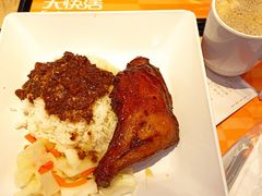 蜜味烧鸡髀肉燥饭-大快活(丽丰店)