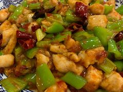 辣子鸡丁-北大地皖峰饭馆