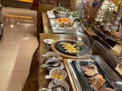 自助取餐区-广州希尔顿逸林酒店-OPEN開·全日制餐厅·海鲜·小火锅·自助餐(东风路店)