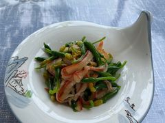 黃瓜苗拌裙貝-后海16号·北京私房菜