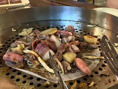 -陈叉子钢盆烤肉(中原万达店)