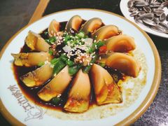 尖椒皮蛋-江边城外烤全鱼(魏公村店)