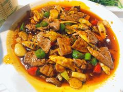 肝腰合炒-柏合黄记豆腐皮饭店
