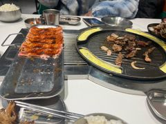 -山野的朋友露营炭火烤肉