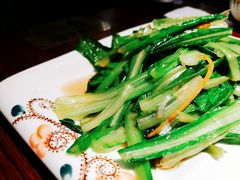 素炒油麦菜-阿拉木汗餐厅(山大路店)