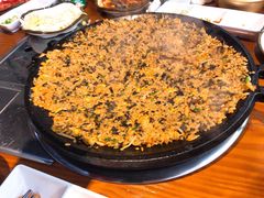 铁板炒饭-红辣椒八爪鱼特色韩国料理