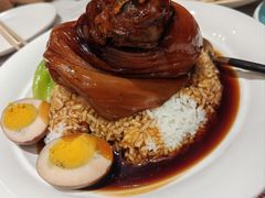 古法肘子扣稻香村米饭-南山鲜虾面·活鲜小馆·海味大连菜(南山总店)