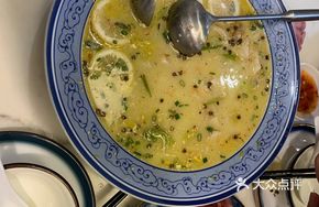 Tomato Sour Soup with Sturgeon