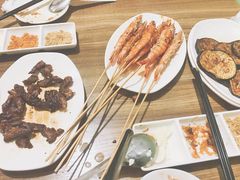 烤大虾-炙热童年·老北京炙子烤肉(南锣鼓巷店)
