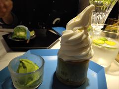 茉莉花冰淇淋-茶是一枝花泡茶店