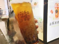 黑糖海石花西米露-桐园果汇(湖贝店)