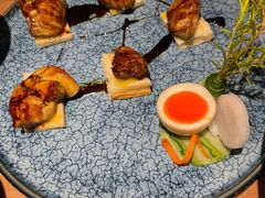 煎法国鹅肝配烤面包-初花·日本料理