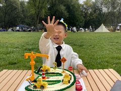 -咖咖熊蛋糕定制·英国蓝风车动物性淡奶油