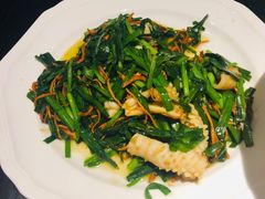 韭菜炒鱿鱼-梧桐树下(云锦世家店)