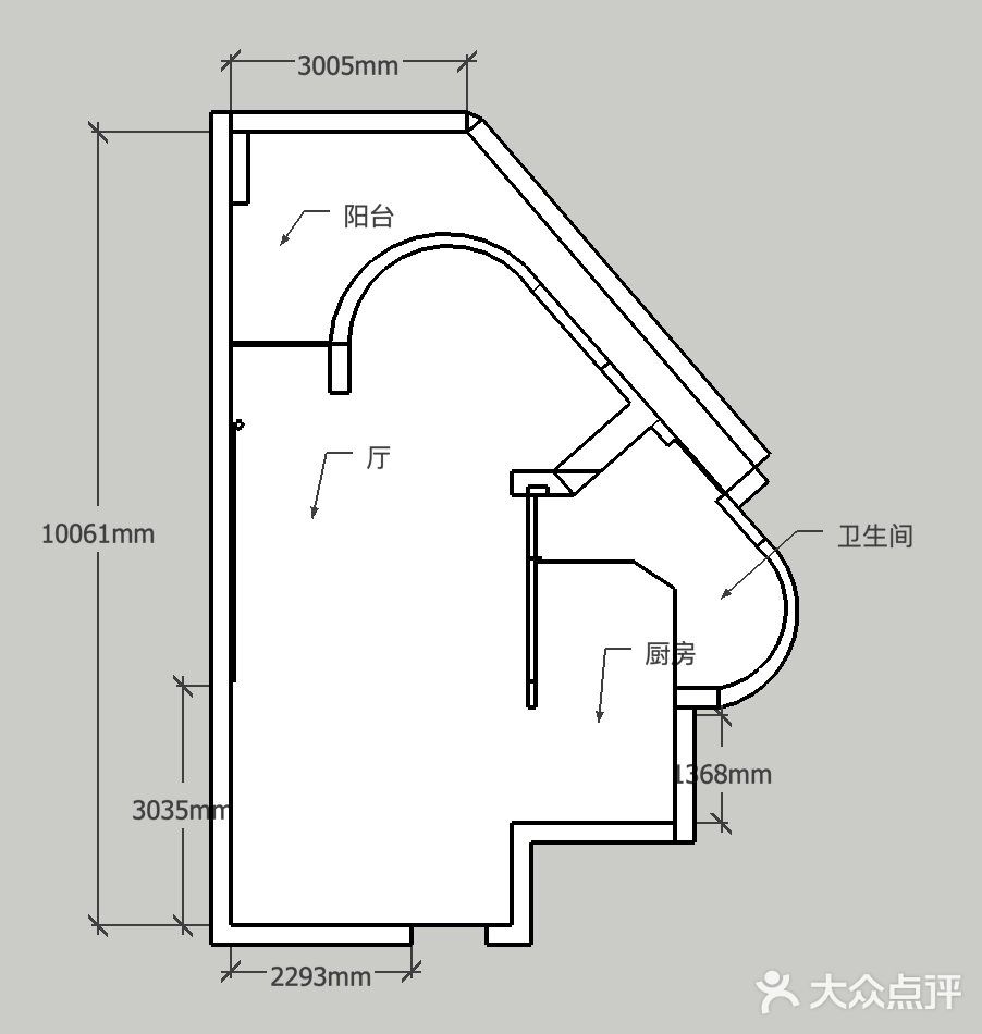 48㎡奇葩户型大变身，一室改两室打造优雅法式风。