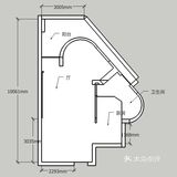 48㎡奇葩户型大变身，一室改两室打造优雅法式风。