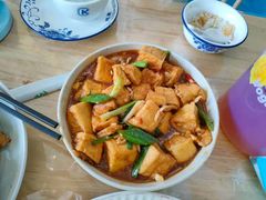 红烧豆腐-竹语饭香·原生态农庄·烧鸡·竹筒饭·河鲜(森林海白水寨店)
