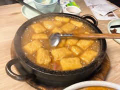 石锅包浆豆腐-缘生态云南菜·野生菌庭院餐厅(华侨城店)