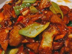 肉段烧茄子-李记东北饺子馆·东北菜(欢乐谷店)