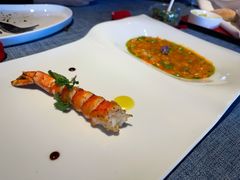 煎虎头虾配米型面-弦月窗LUNETTE BY AMANDA(复兴路店)