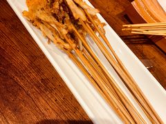 童年蘑菇炸串-串玖郎绿色串吧(丽晶公馆店)