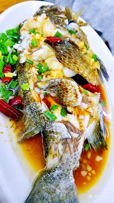 阿勇海鲜排档(莲花路1号店)葱油青鲷鱼图片
