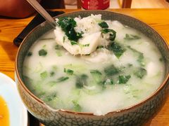 青菜虾皮菜泡饭-丁记盐蘸牛肉·新杭菜(河东路店)