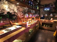 自助取餐区-大漠风烤肉火锅自助餐厅(鹰展店)
