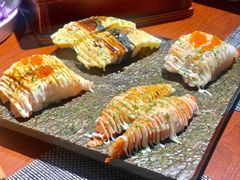 熟炙火焰四拼寿司-松羽料理(国大店)